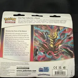 Pokemon Lost Origin 3 Pack Blister Pack Regigigas Promo Sealed x 1 - Image 2