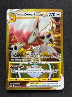 Pokemon Hisuian Zoroark VSTAR #147/196 Lost Origin Ultra Rare - Image 1