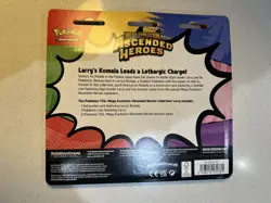 Pokemon TCG - Ascended Heroes 2 Pack Collection Blister Larry's Komala SEALED ✅ - Image 2