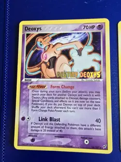 Pokemon TCG Deoxys, Milotic Prerelease, Manectric Lot EX Deoxys & Crystal Guard… - Image 3