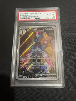Ceruledge 197/191 PSA 10 GEM MINT Pokemon Surging Sparks Illustration Rare - Image 1