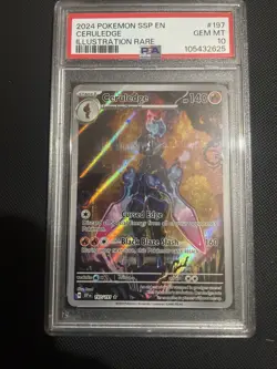 Ceruledge 197/191 PSA 10 GEM MINT Pokemon Surging Sparks Illustration Rare - Image 2
