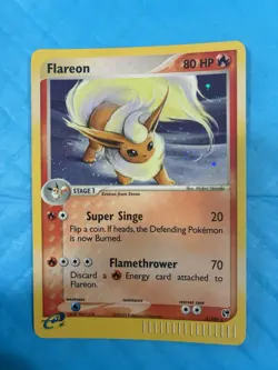 🥇Flareon Holo EX Sandstorm Card 5/100 HP Pokemon TCG - Image 3
