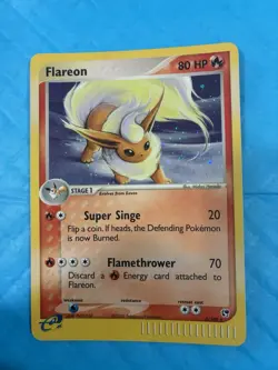 🥇Flareon Holo EX Sandstorm Card 5/100 HP Pokemon TCG - Image 4