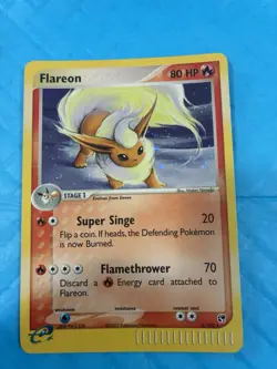 🥇Flareon Holo EX Sandstorm Card 5/100 HP Pokemon TCG - Image 5
