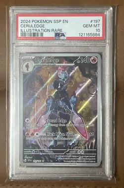 Pokemon Ceruledge Illustration Rare Surging Sparks 197/191 PSA 10 GEM MINT - Image 1