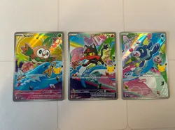Pokemon First Partner Illustration Collection 3 Cards Series 1 NM 43/44/45 - Image 1