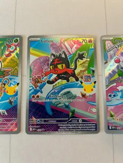 Pokemon First Partner Illustration Collection 3 Cards Series 1 NM 43/44/45 - Image 3