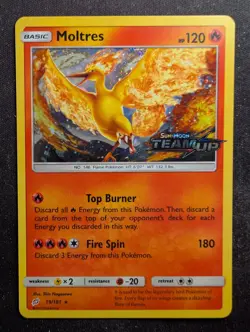 Moltres - 19/181 Stamped Cosmos - Team Up (Pokemon) - Image 1