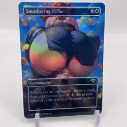 Playtest MTG Smothering Tithe FOIL Borderless Playtest Card FOR COMMANDER EDH - Image 1