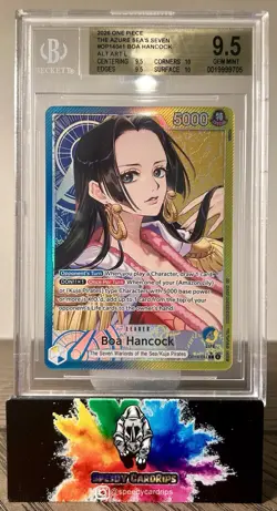 One Piece CCG Boa Hancock ALT ART Leader Op14-041 BGS 9.5 GEM MINT - Image 1