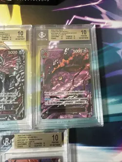 One Piece TCG OP 13 Five Elders Demon God Pack BGS 10 9.5 Warcury Nusjuro Mars + - Image 4