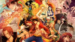 Anime one piece monkey d luffy trafalgar law ussop Playmat Gaming Mat Desk - Image 1