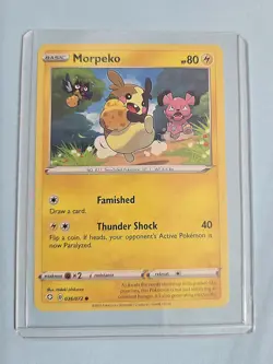 2021 Morpeko 36/72 - Shining Fates - NM/MINT Pokemon TCG Card - Image 2