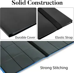 Card Binder, 9 Pocket Trading Card Album Folder,20 Pages, 360 Card Pocket in USA - Image 2