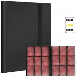 Card Binder, 9 Pocket Trading Card Album Folder,20 Pages, 360 Card Pocket in USA - Image 3