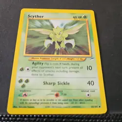 Scyther Unlimited 55/105 Neo Destiny LP Pokemon Card - Image 2
