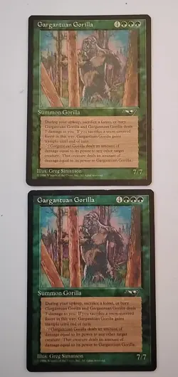 (2X) Gargantuan Gorilla - Alliances - MTG Magic the Gathering Card - Image 1