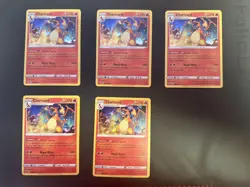 2020 Pokemon Sword & Shield Vivid Voltage Charizard Cracked Ice Holo (One Card) - Image 4