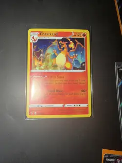 2020 Pokemon Sword & Shield Vivid Voltage Charizard Cracked Ice Holo (One Card) - Image 5