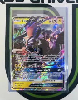 Tapu Koko GX JUMBO Promo Card 47/145 Full Art Holo Pokemon NM - Image 1