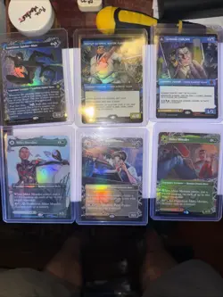 18 Card Lot MTG Spider-Man MAR &SPM FOILS NM Magic The Gathering - Image 1