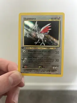 Pokemon Skarmory Holo Rare 1st Edition 13/111 Neo Genesis 60 HP English Card - Image 1