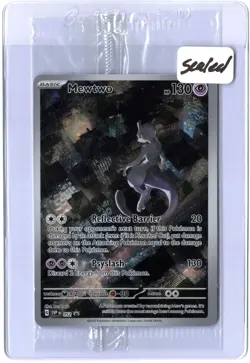 Mewtwo 151 UPC Sealed Promo Card SV: Scarlet & Violet 052 NM - Image 1