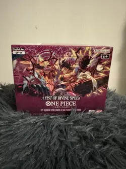 OP11 Fist Of Divine Speed Sealed English Booster Box-One Piece Card Game - Image 1