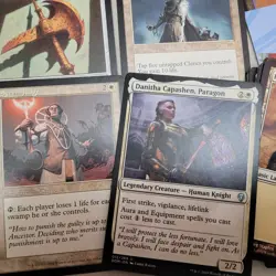 Commander Magic Deck MTG Cards = ALL 100 *Danitha, Capashen Paragon CLERICS 2/2* - Image 1