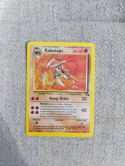 Pokemon TCG Kabutops Fossil Card 24/62 Regular Rare MINT Condition - Image 1
