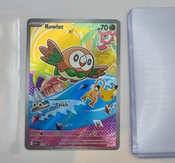 Rowlet MEP 043 First Partner Illustration Promo Pokemon Card - Image 1