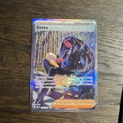 Geeta Special Illustration Rare 226/197 Obsidian Flames Pokemon Card - Image 1