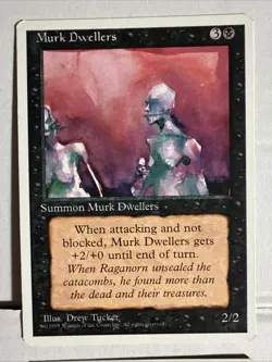 Magic The Gathering 4th Edition 1995 9 Black Card Lot - Image 2