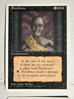 Magic The Gathering 4th Edition 1995 9 Black Card Lot - Image 3