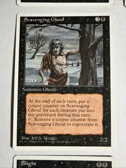 Magic The Gathering 4th Edition 1995 9 Black Card Lot - Image 5