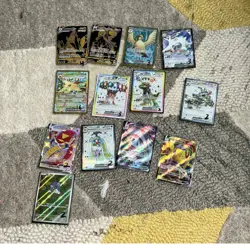 POKEMON TCG FULL ART MIXED LOT 16 CARDS VMAX EX HOLO FOIL - Image 1