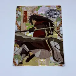 Madara Uchiha | Naruto Trading Card AR 009 Holo Foil 1mm Thick Anime Art Tc12 - Image 1