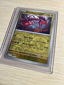 Pokemon TCG Eternatus 141/191 Reverse Holo Card Surging Sparks NM - Image 2