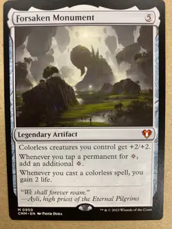MTG 1x Forsaken Monument # 950 Commander Masters Magic the Gathering Card x1 NM - Image 1