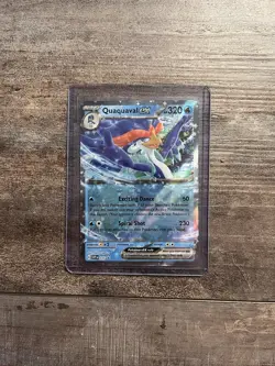 Pokemon TCG Paldea Evolved Quaquaval EX Holo Rare Card 52/193 - Image 1