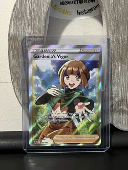 Gardenia’s Vigor 184/189 Astral Radiance Ultra Rare Holo Pokemon Card Full Art - Image 1