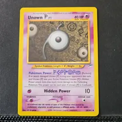 UNOWN P 58/105 - Neo Destiny - 1995-2000 - VINTAGE WotC Pokemon CARD - LP/MP - Image 1