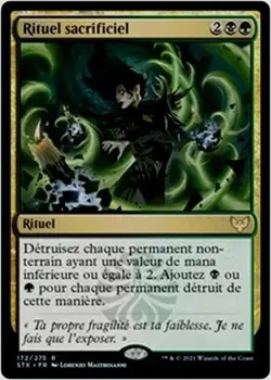 mtg magic Culling Ritual FRENCH Rituel sacrificiel strixhaven / commander - Image 1