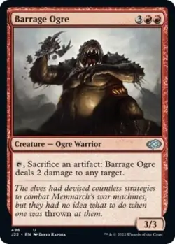 Barrage Ogre - Light Play MTG Jumpstart 2022 - Image 1