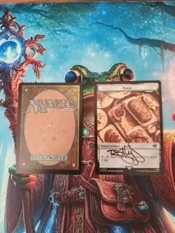 MTG There And Back Again Foil and Smaug Food Token Foil, Signed By Artists LP - Image 2