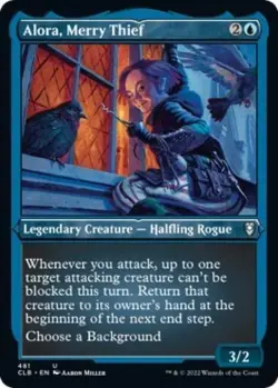 Alora, Merry Thief (Etched Foil) -Foil Near Mint MTG - Image 1