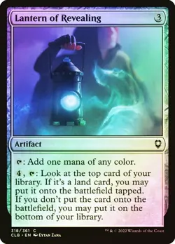 Lantern of Revealing Commander Legends MTG MAGIC ARTIFACT FOIL - Image 1