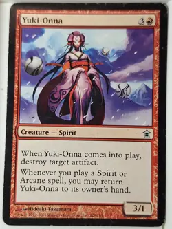 Yuki-Onna - Saviors of Kamigawa - Magic the Gathering MTG Nice! - Image 1