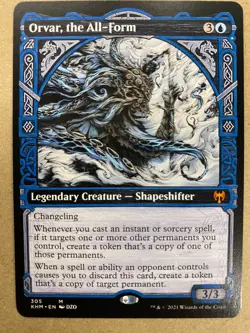 MTG 1x SHOWCASE Orvar, the All-Form # 305 Kaldheim Magic the Gathering x1 NM - Image 1